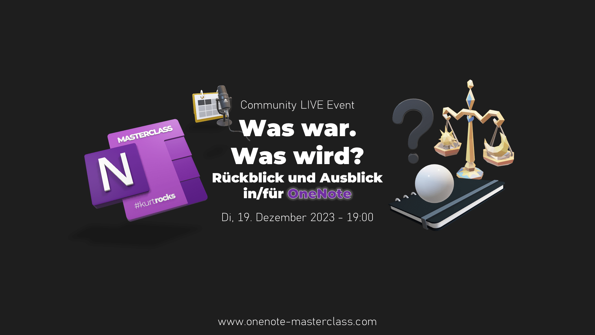 Was war Was wird Rückblick und Ausblick in für OneNote OneNote